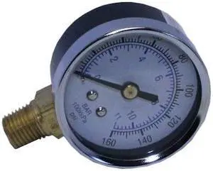 ALC 40224 Gauge,0-160 psi,1/4"