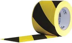 PROTAPES Cable Path Cable Path,6 in.W,Yellow/Black Stripes