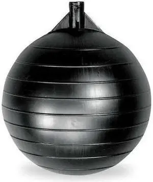 ZORO SELECT 109-861 Float Ball,Round,Plastic,5 In