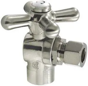 VINTAGE CC43208X CC43208X 1/2" Sweat 3/8" OD Angle Stop Cross Handle
