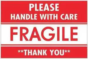 TAPE LOGIC DL2157 Tape Logic® Labels, "Fragile - Handle With Care", 2" x 3",