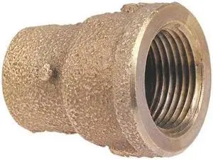 NIBCO 703R-LF 3/4X3/8 Reducing Adapter,Low-Lead Cast Bronze