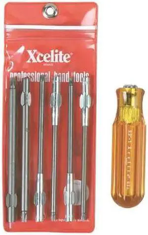 XCELITE 99XTD7N Precision Screwdriver Set,Torx(R),7 pcs