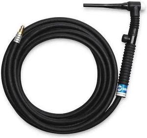 MILLER ELECTRIC WP-17FV-12-R TIG Torch Kit,A-150V,12-1/2 ft.,Rubber