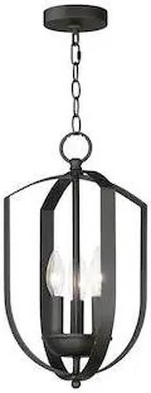 MAXIM LIGHTING 10033BK Provident 3-Light Chandelier