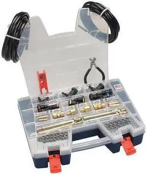 SUR&R KP1200 Fuel Line Replacement Kit,52 Pieces