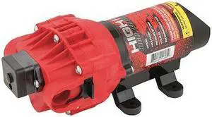HIGH-FLO 5151087 Diaphragm Pump,12VDC,2.4 gpm Max. Flow