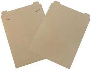 PARTNERS BRAND RM7 Flat Mailers, 17" x 21", Kraft, PK50