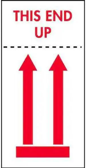TAPECASE 16U861 InstructionalHandlingLabel,White,PK500 TAPECASE 16U861 InstructionalHandlingLabel,White,PK500