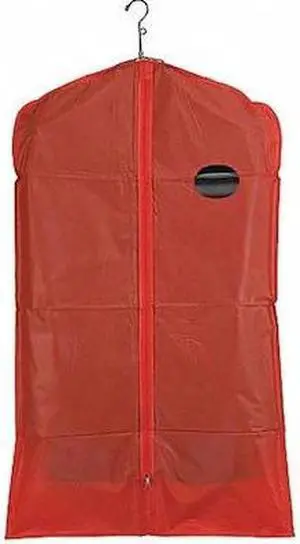 Econoco 40R - B 3 Gauge Vinyl Taffeta Finish With Oval Window And Center Zipper - Black