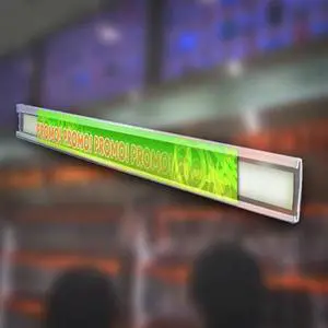 AZAR DISPLAYS 600081 0.75" H Clear C-Channel. 6-Foot Length, PK10