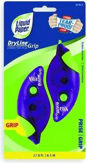 LIQUID PAPER 87813 Correction Tape,White,PK2