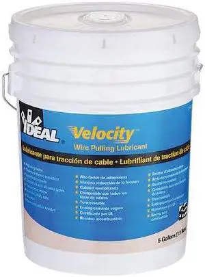 IDEAL 31-278 5 gal Cable and Wire Pulling Lubricants Bucket Ivory
