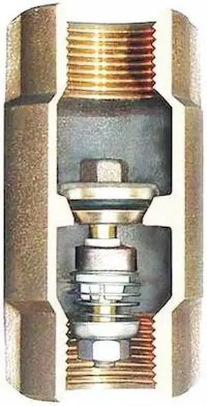 SIMMONS 506SB 2" NPT Bronze Spring Check Valve