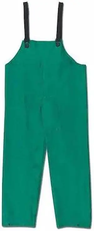 MCR SAFETY 388BFM Dominator 0.42mm PVC/Poly Bib Overall,M, PVC/High-Tensile