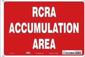 CONDOR 486A45 Chemical Sign, 7 in H, 10 in W, Vertical Rectangle, English,