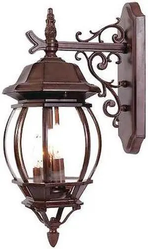 ACCLAIM LIGHTING 5152BW Wall Light,Burled Walnut,3-Light ACCLAIM LIGHTING 5152BW Wall Light,Burled Walnut,3-Light
