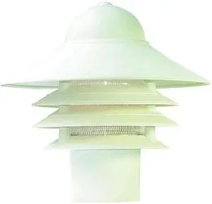 ACCLAIM LIGHTING 87TW Post Mount Light,1-Light,Textured White ACCLAIM LIGHTING 87TW Post Mount Light,1-Light,Textured White