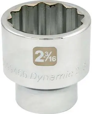 DYNAMIC D099466 1" Drive, 2-3/16" SAE Socket, 6 Points