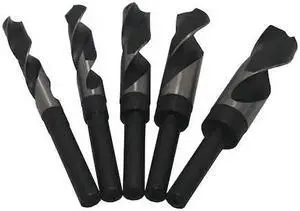 DRILL AMERICA POUD/ARSD 9/16"-1" 5Pc. HSS Reduced Shank Drill Bit Set, Shank