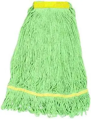 TOUGH GUY 1NNW9 1-1/4 in String Wet Mop, 22 oz Dry Wt, Slide On Connection,