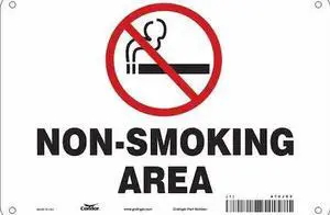 CONDOR 474J60 Safety Sign, 7" H, 10" W,  Vertical Rectangle, English, 474J60