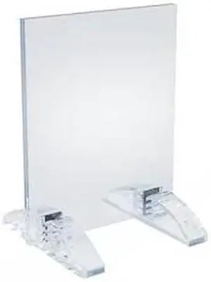 AZAR DISPLAYS 132729 4" x 5" Vertical/Horizontal Dual-Stand, PK10