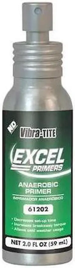VIBRA-TITE 61202 Primer, Excel 612 Series, Amber, 8 fl oz, Bottle