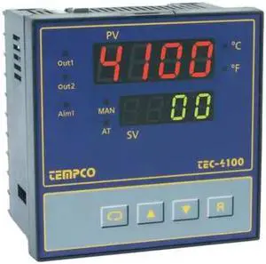 TEMPCO TEC56019 Temp Ctrl, 90-250VAC, 1/4Din, (1)4-20mA