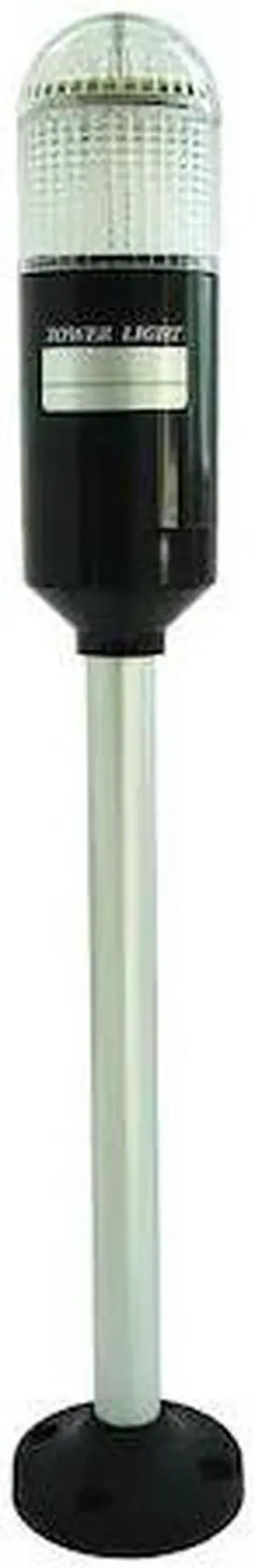 ZORO SELECT 6JZG8 Tower Light,Steady,Surface Mnt,Am,Gr,Rd