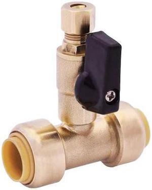 LEGEND VALVE 456-155NL 1/2 PUSH FIT x 1/4 OD COMP TEE