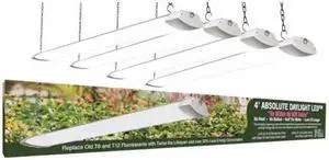 MIRACLE LED 602134 Industrial 4 ft LED Grow Light Hydroponic Full Spectrum