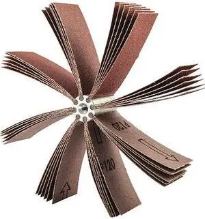MERIT 08834154173 Bore Polisher,Solid Flaps,80 Grit