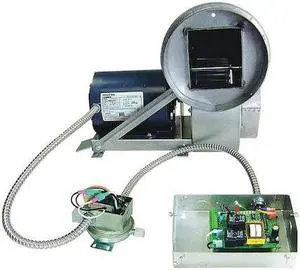 TJERNLUND HS5 Induced Draft Blower, 115, Aluminized Steel Fan, 18 in H.