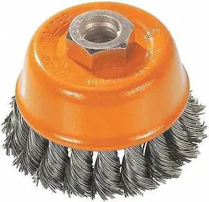WALTER SURFACE TECHNOLOGIES 13F300 Cup Brush Knot-twisted 3" D X M10x1.25