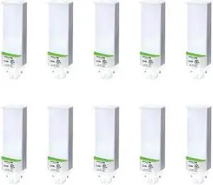 HYLITE HL-G24-12W-50K LED Repl Lamp for 32W/42W PL CFL, 12W, 1360 Lumens,
