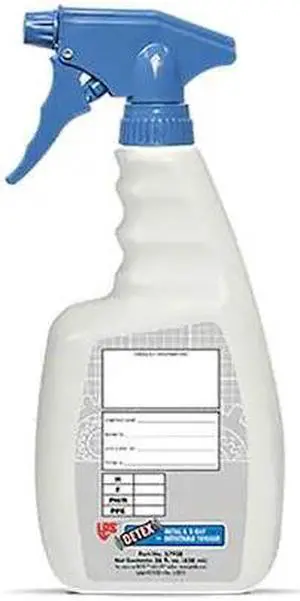 LPS 57928 28 oz. White, Metal Detectable Plastic Empty Trigger Bottle