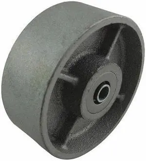 ZORO SELECT CA0410106G Caster Wheel,Cast Iron,4 in.,650 lb.