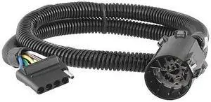 CURT 56515 Replacment OE 5-Way Flat Socket,Plug USCAR