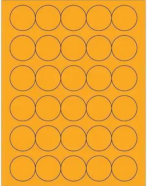 TAPE LOGIC LL192OR Tape Logic® Fluorescent Circle Laser Labels, 1 1/2",