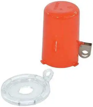 BRADY 130819 Push Button Lockout,16mm,Plastic