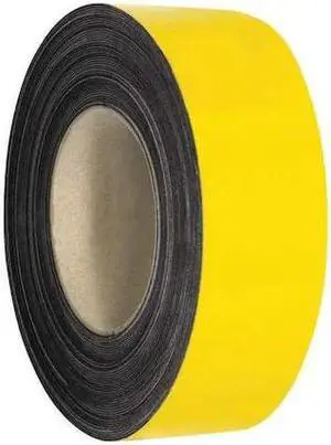 PARTNERS BRAND LH123 Warehouse Labels, Magnetic Rolls, 2" x 50', Yellow, 1/Case