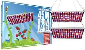 MIRACLE LED 602193 Commercial Hydroponic Multi Spectrum LED Hangable Grow Panel