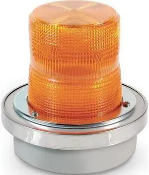 Edwards Signaling Warning Light,40W Halogen,Amber,65 FPM HAWA 50A-N5-40WH
