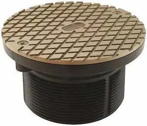 JONES STEPHENS D59902 Spud, PVC, 3-1/2", C/O, 6-1/8"NB, CVR, Plug