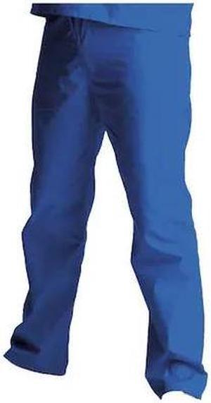 SCRUB ZONE 85221 Scrub Pants,XL,Royal Blue,Unisex