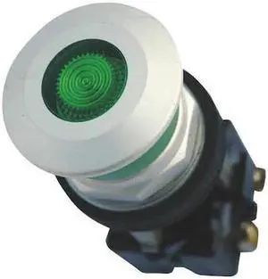 Illum Pushbutton, Green, 120V
