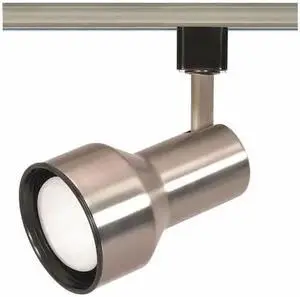 NUVO TH303 1-Light, R20, Track Head, Step Cylinder, Brushed Nickel Finish