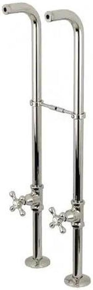 KINGSTON BRASS CC266S6AX Freestanding Supply Line Package, Polished Nickel