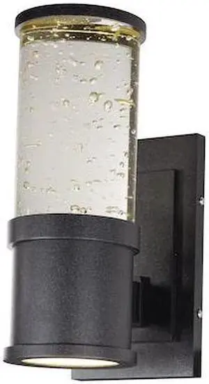 MAXIM LIGHTING 53685CLGBK Pillar 2-Light 5" Wide Galaxy Black Outdoor Wall MAXIM LIGHTING 53685CLGBK Pillar 2-Light 5" Wide Galaxy Black Outdoor Wall